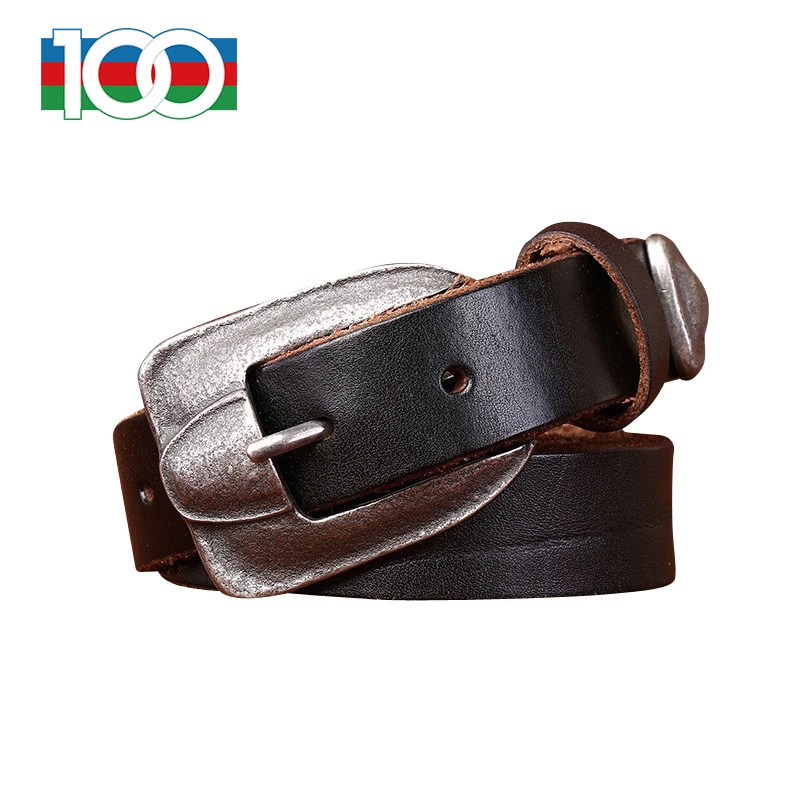 

Women's belt thickened Italian first layer cowhide belt women's leather needle buckle retro personality trend all belt women's s