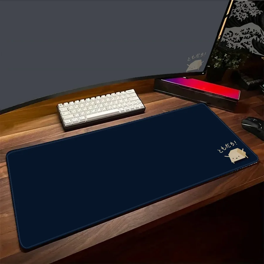 

Large PC Gamer Mouse Pad Simple Color Black Grey Rug Soft Mousepads Keyboard Gaming Mats Carpet Computer Accessories Desk mats