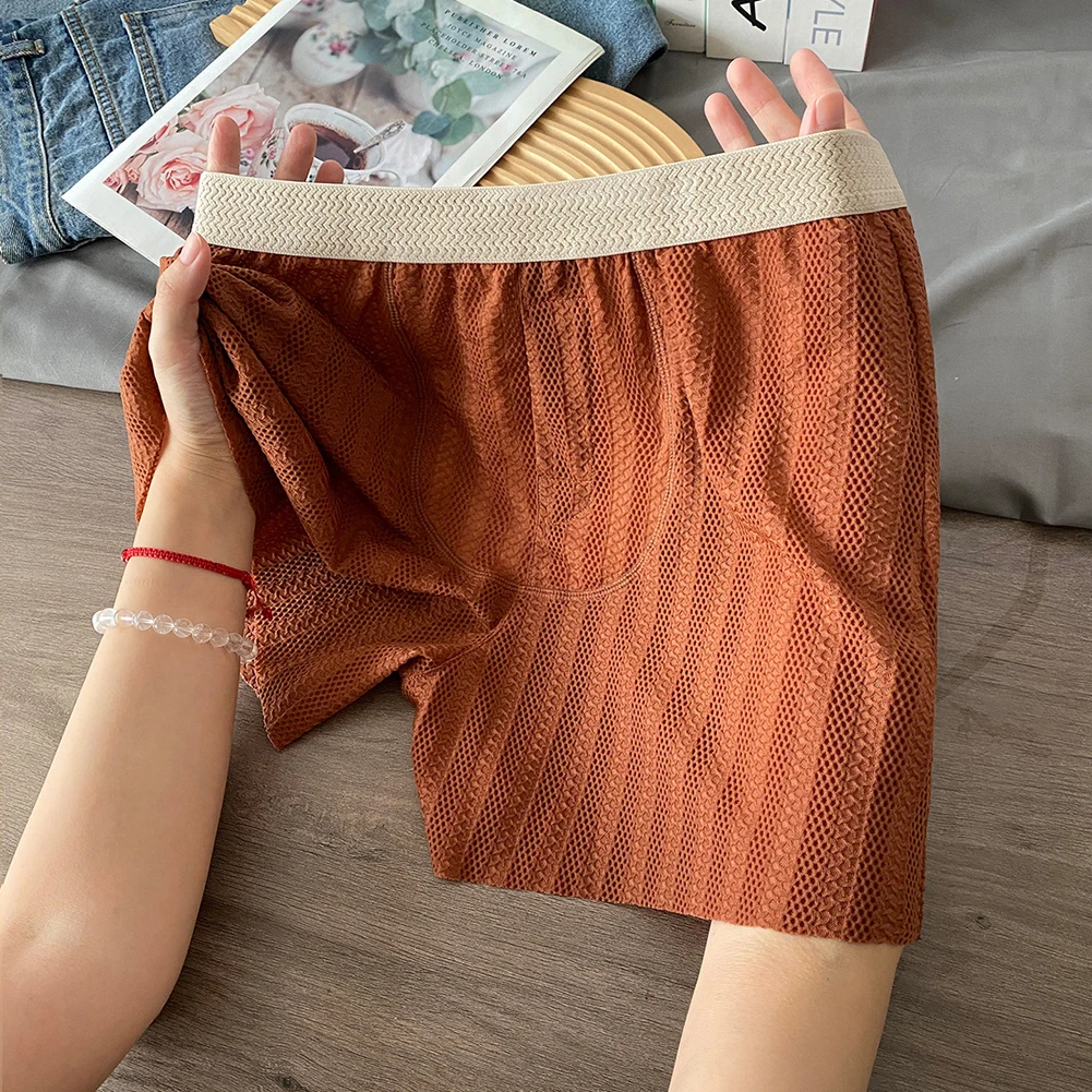 

Home Lounge Sleepwear Comfort Long Leg Shorts Classic Trunks Green Breathable Fabric Comfort Fit Flexible Stretch