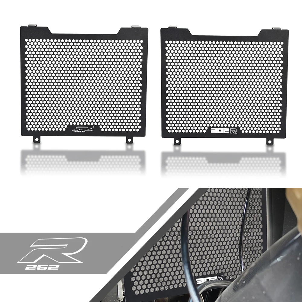 

Accessories 302R 252R Radiator Grille Guard Protector Cover Protection Parts Motorcycle aluminum FOR BENELLI 302/252 R 302r 252r