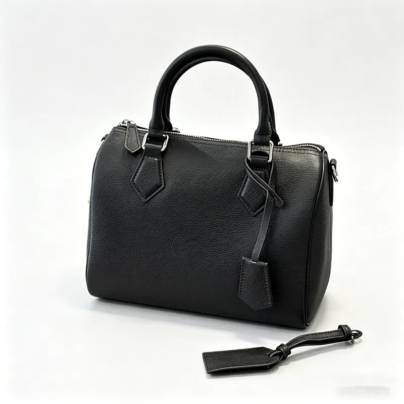 Modern design suede ladies brown frosting genuine leather handbags real leather cowhide tote bag women shoulder bag