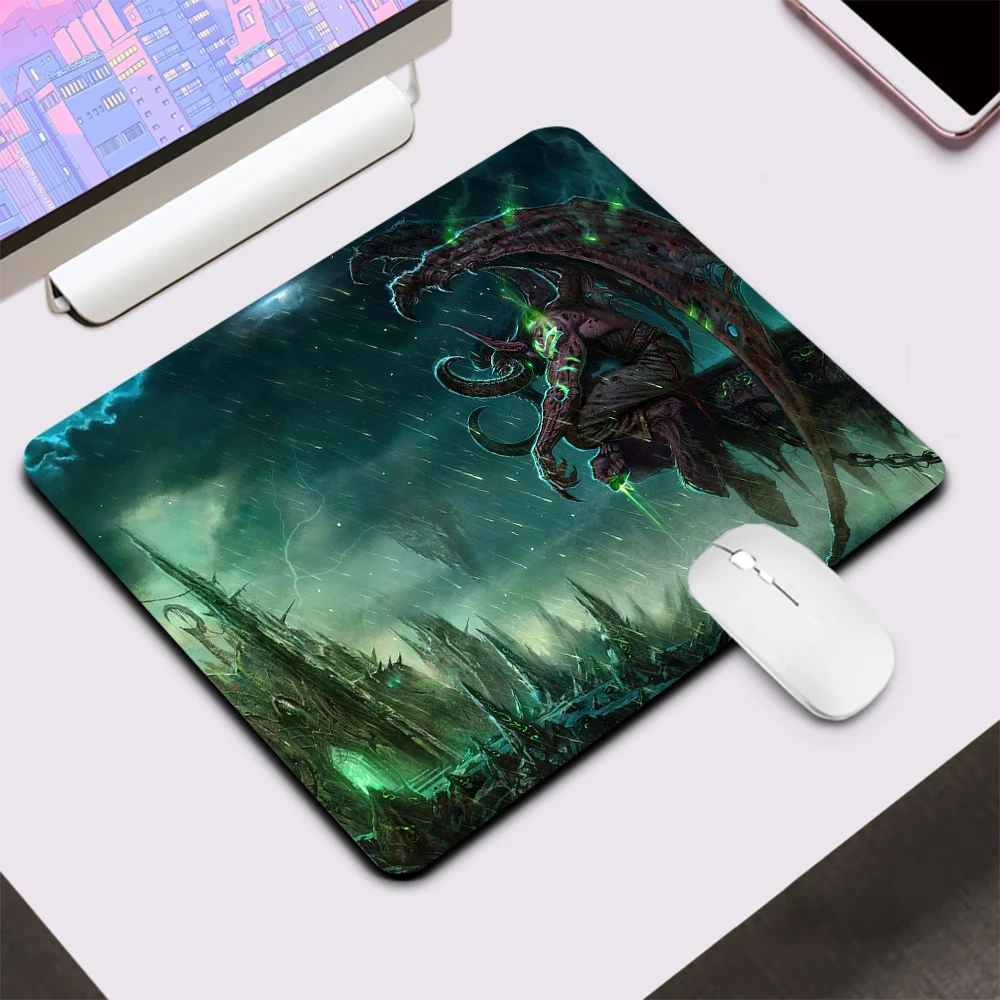 World of Warcraft Illidan Small Gaming Mouse Pad XXL Computer Office Mousepad Laptop Keyboard Pad Desk Mat PC Gamer Mouse Mat