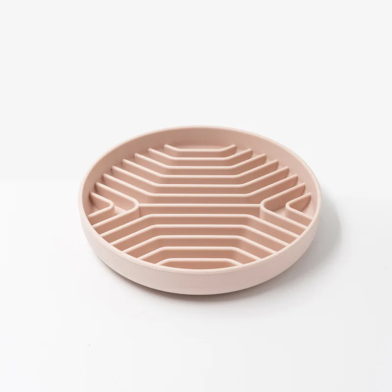 

Slow Feeder Dog Bowl Non-Spill Anti-Choking Silicone Pet Food Bowl Anti-Slip Feeding Dish For Dogs