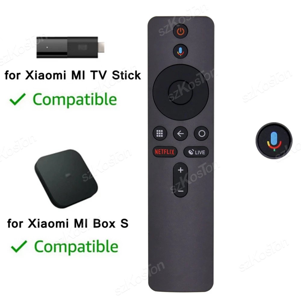 Replacement Bluetooth Voice Remote Control For Xiaomi MI Box S MI TV Stick MDZ-22-AB MDZ-24-AA Smart TV Box Remote XMRM-006