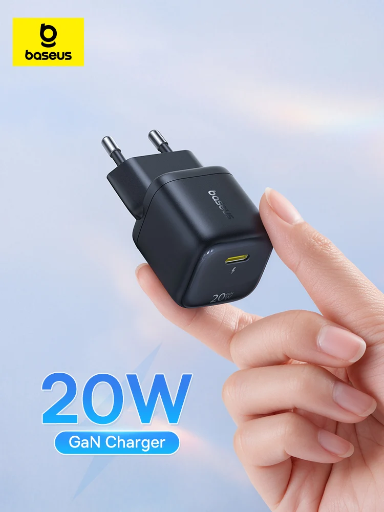 Baseus Ładowarka USB typu C 20 W Przenośna ładowarka USB typu C z obsługą szybkiego ładowania PD typu C do iPhone'a 15 14 13 12 Pro Max 11 X 8 Plus — zdjęcie 2