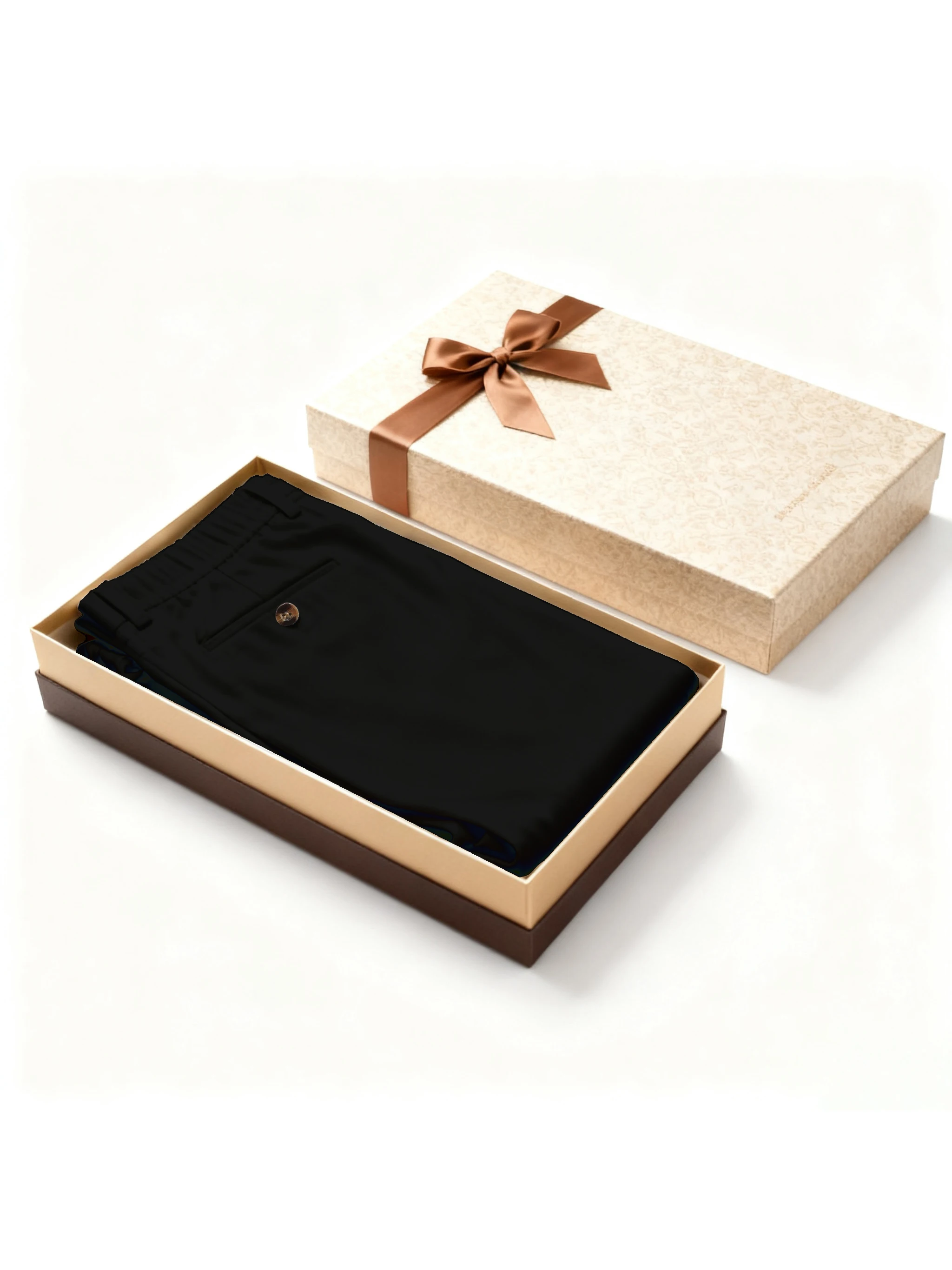 

Men's Solid Color Button Casual Trousers for Spring Autumn Wear Comfortable Loose Fit Business Casual Pants