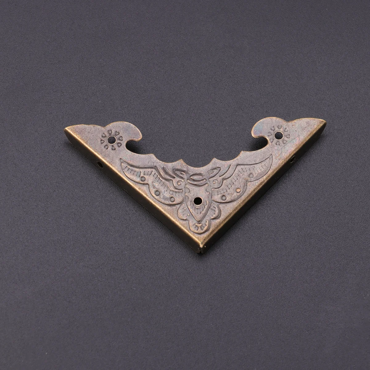 4 قطعة واقيات زوايا المجوهرات الرجعية البرونزية زاوية الحرس لطاولة مكتب صندوق خشبي التفاف الزاوية الأثاث حافة الحماية