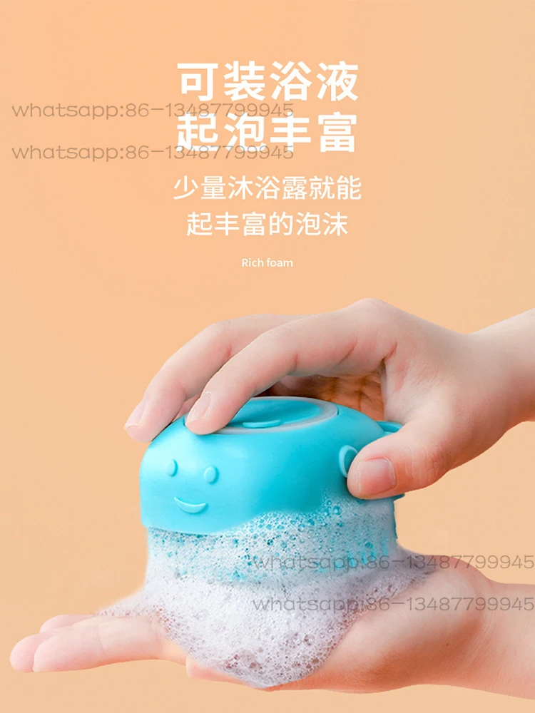 

Dog Bath Brush Pet Cat Artifact Silicone Bath Massage Brush for Puppy Bath Supplies Daquan-Randomly select one color