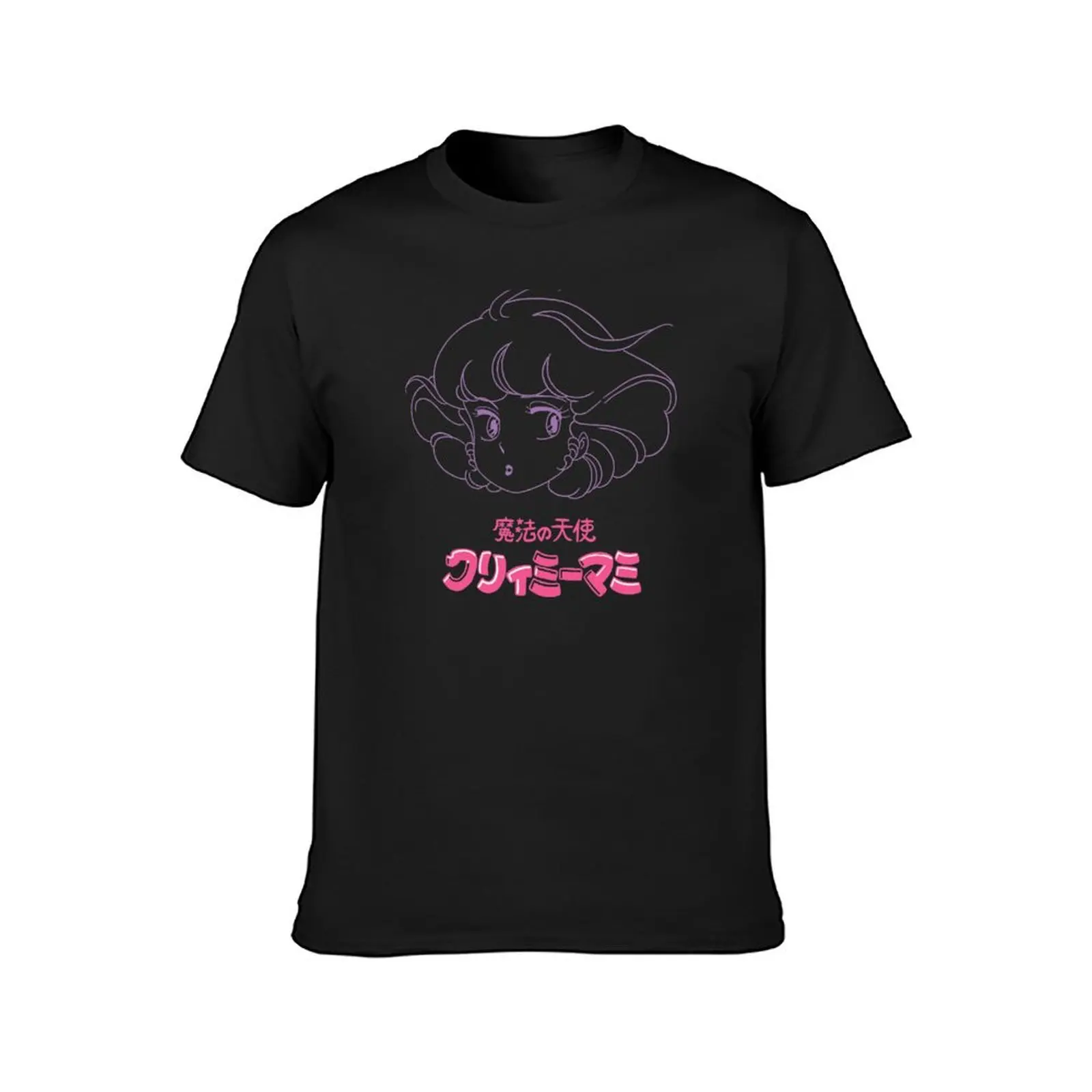 Creamy mami face logo T-Shirt customizeds heavyweights sweat shirts, men