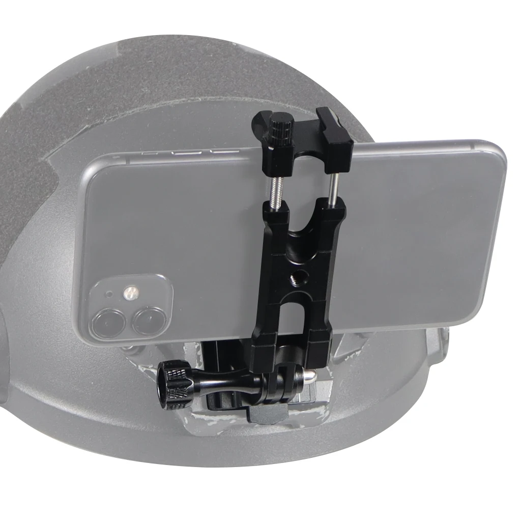 BGNing Handy-Clip-Monitorhalterung aus Aluminiumlegierung mit 1/4-Zoll-Arri-Positionierungsloch, Schnellverschluss für 62–87 mm große Smartphones – Detail 39