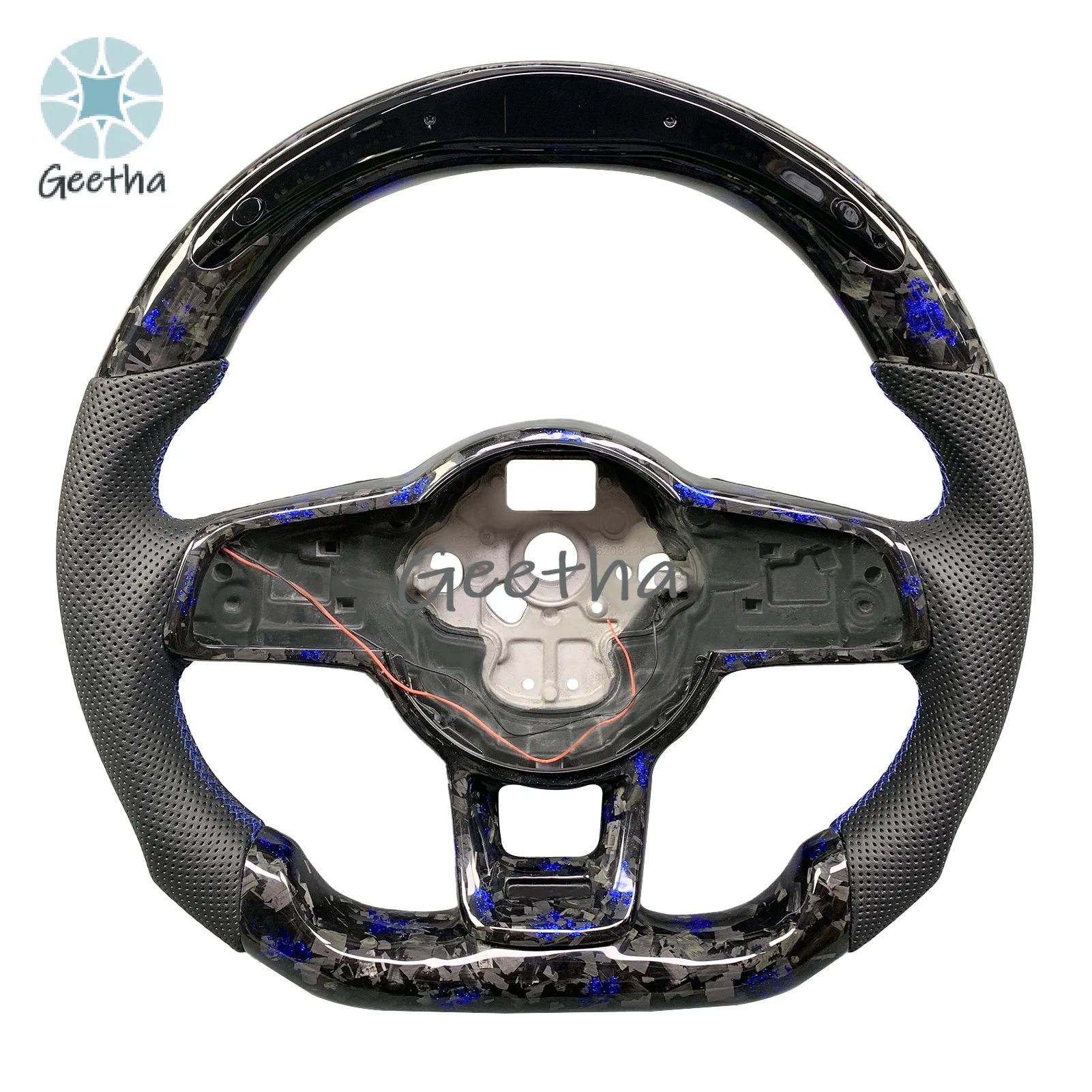 

Customized Forged Carbon Fiber Steering Wheel for Volkswagen Golf 7th 2.0T GTI 2015-2019 Led Rpm Display