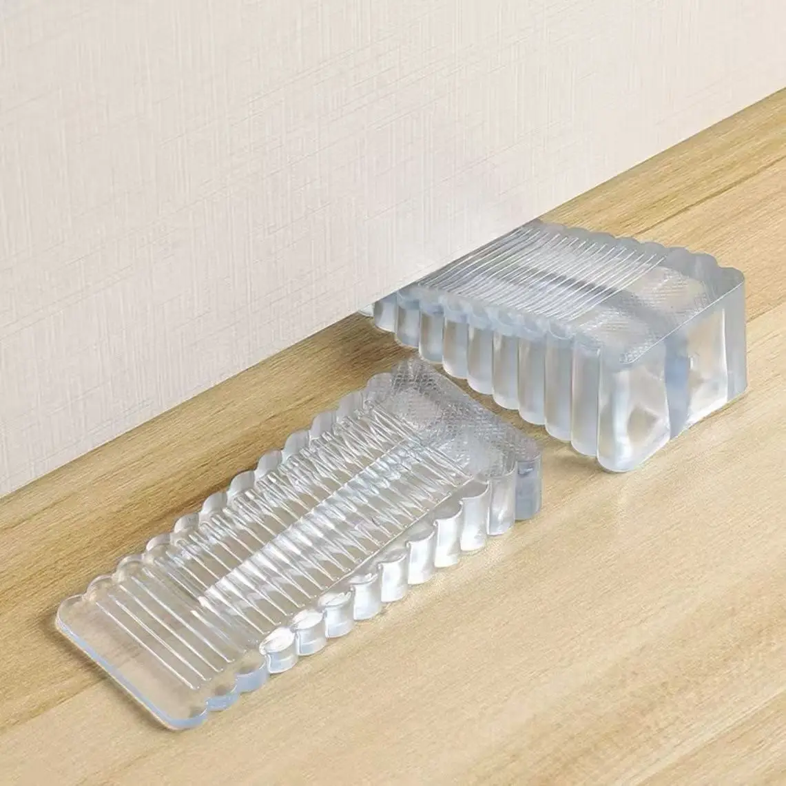 1 pieces Door Stop Wedge Safety Stoppers Reusable,Movable Rubber,Home Office Door Rear Retainer Anti-collision Stop,hardware