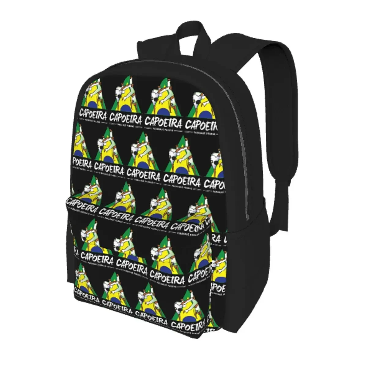 Capoeira Paranaue Student Backpack School Bag Hiking Travel Daypack for Boys Girls Bookbag Shoulder Bags