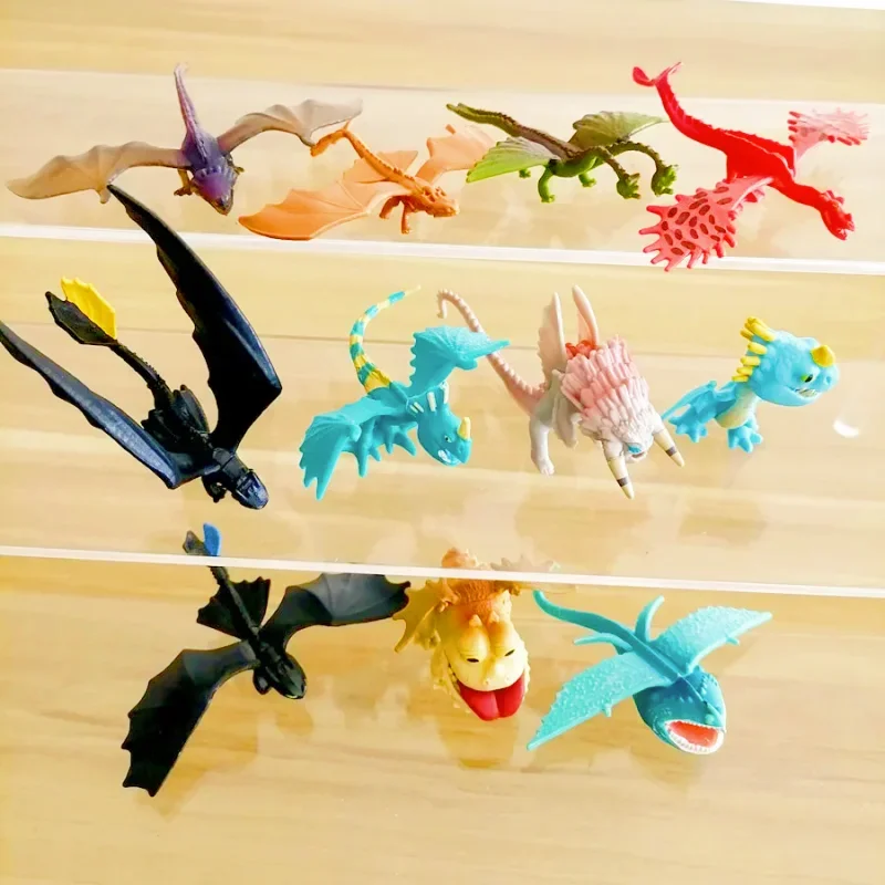 

Original Train Your Dragon Film blind Bag Toys Mini Dinosaur Series Action Figure Model Doll Collect Ornaments Kids Gifts