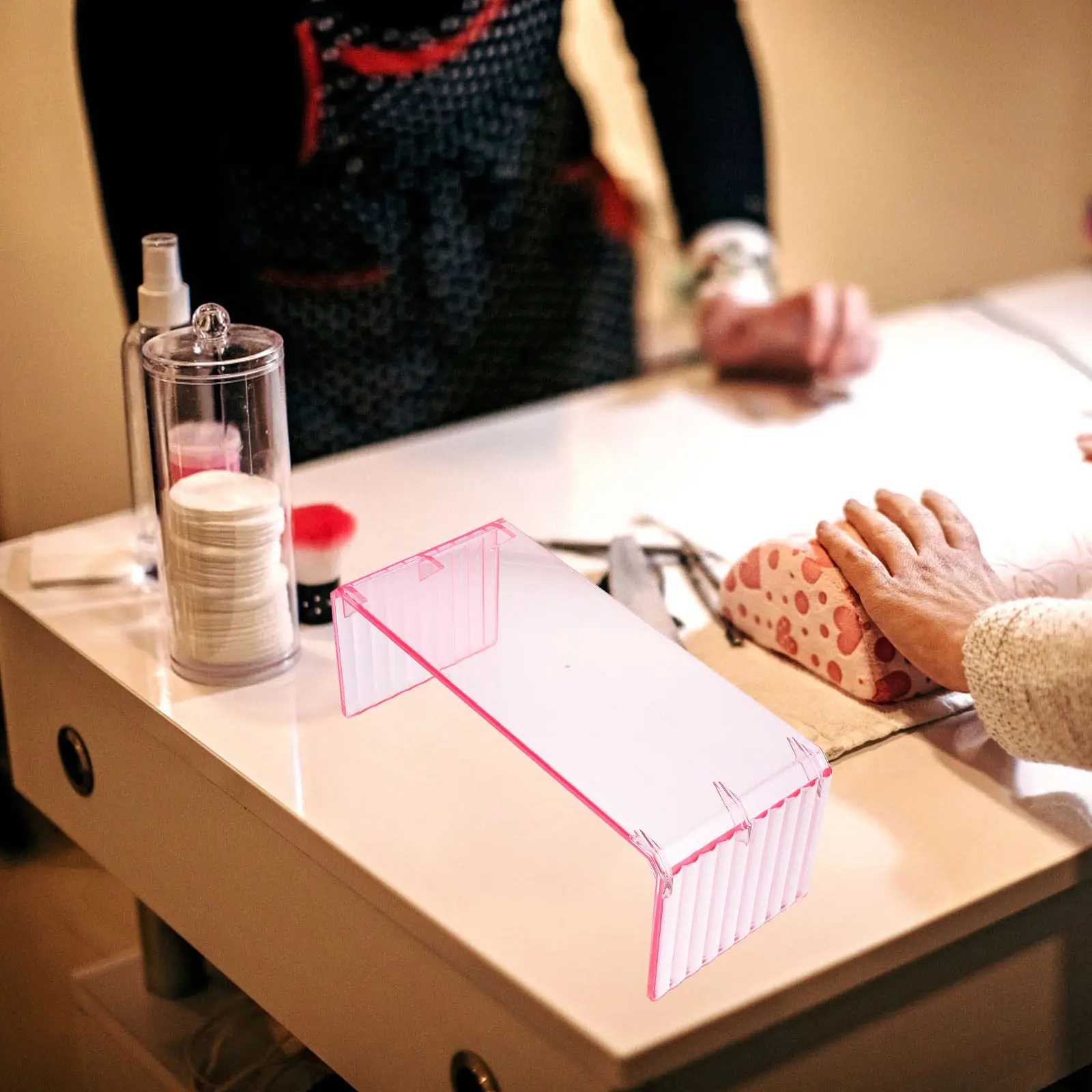 

Manicure Arm Rest Stand Acrylic Hand Rest Holder Compact Space-Saving Design for Nail Art Studio Desktop Comfortable Use