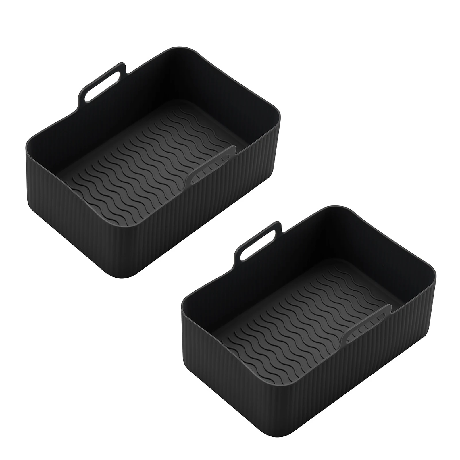 

2pcs/set Ninjas Kitchenware Air Fryer Baking Tray Harmless To Human Body Dishes For Airfryer