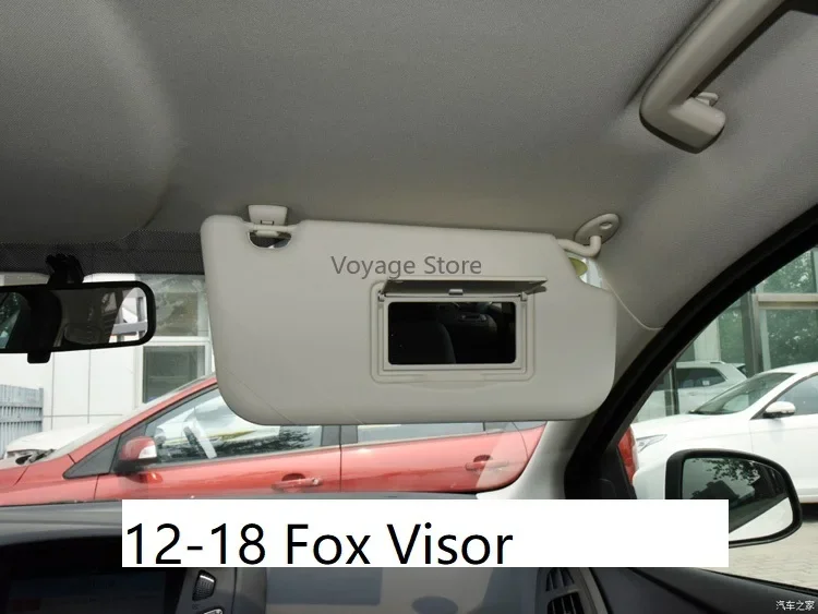 مناسبة لفورد 12-18 جديد الثعلب الشمس قناع الغرور مرآة الشمس درع هاتشباك ثلاثة صناديق لفوز السائق الرئيسي #6