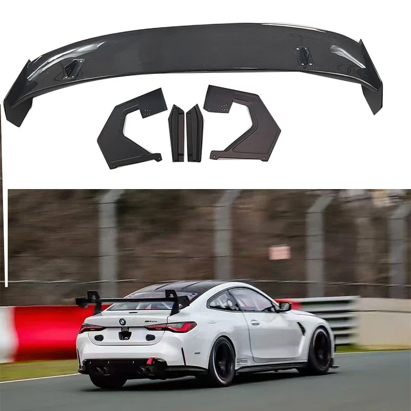 

For G87 M2 G80 M3 G82 M4 Dry Carbon Fiber Tail GT4 Spoiler
