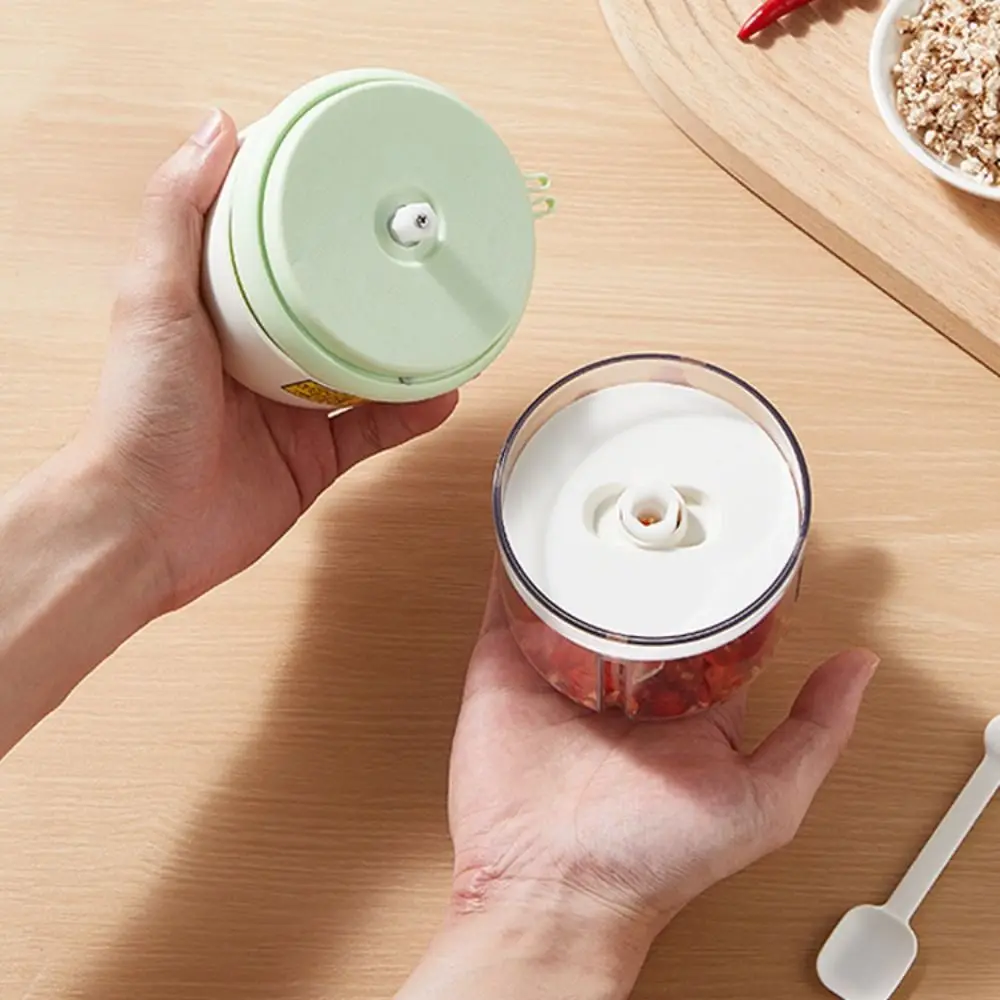 

USB Charging Electric Food Chopper Automatic Multifunctional Meat Grinder Efficient Portable Mini Garlic Masher Food Preparation