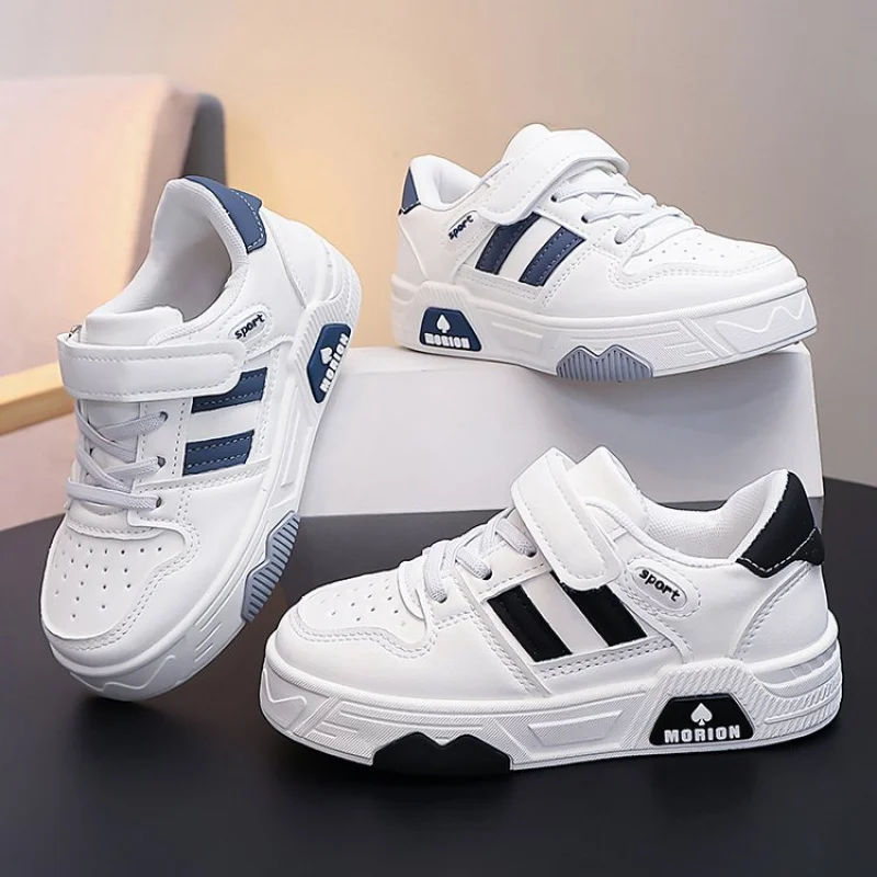 

Fashion Sport Shoes For Children PU Leather Ergonomics Kids Sneakers Soft-soled Children's Sneakers Boy's Girl's Tennis Shoes