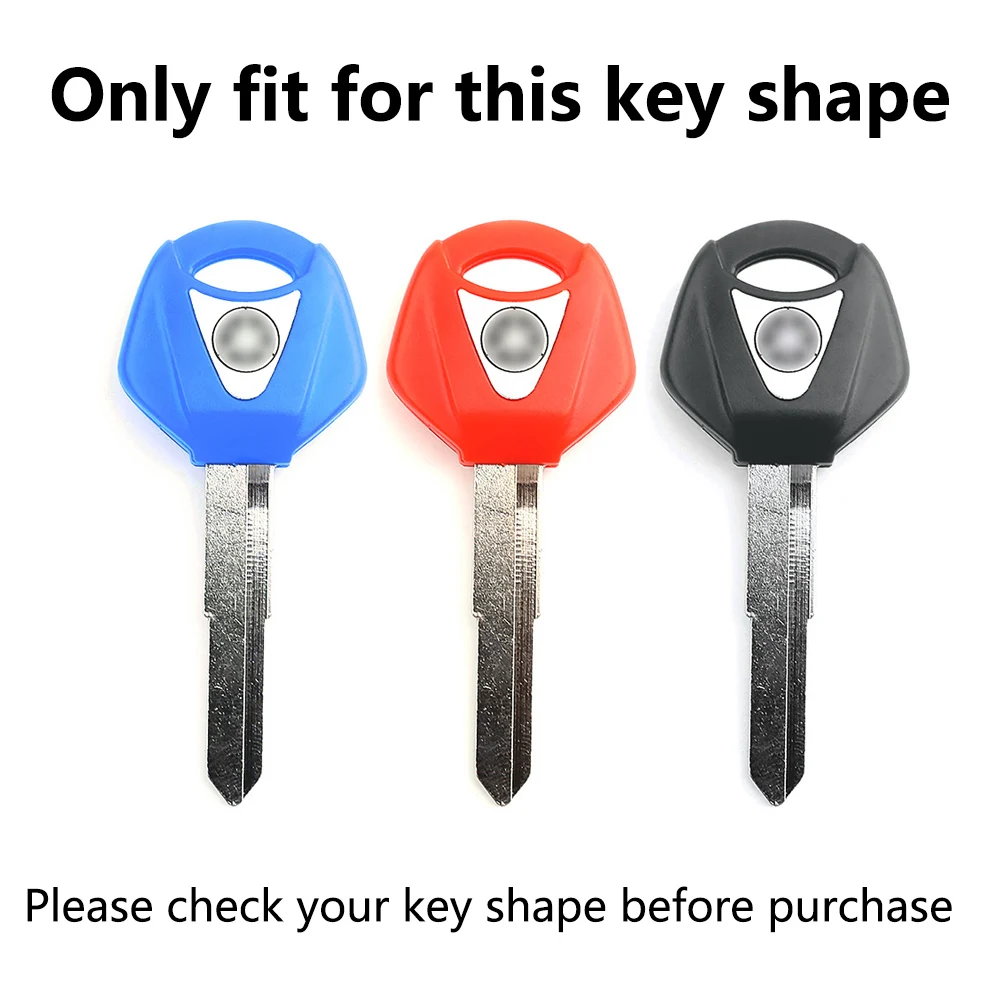 لياماها FAZER FZ8 FZ-8 FZ 8 FZ8 عالية الجودة المفاتيح مفتاح قذيفة مفتاح غطاء مفتاح سلسلة كيرينغ CNC اكسسوارات دراجة نارية #2