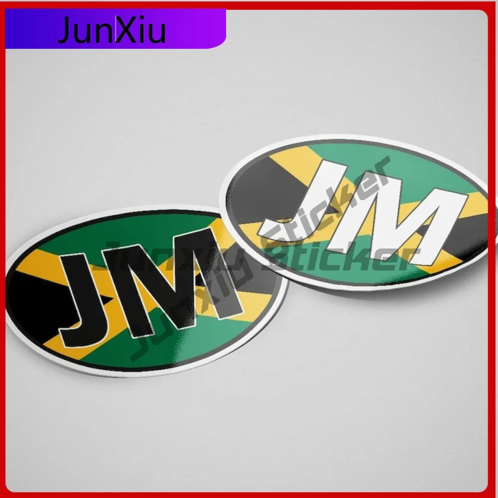 

Jamaica JM Sticker Unique Door Trim Motorcycle Cool Toilet Seat Car Bumpers Waterproof Scratch Resistant Vehicle Decor Auto