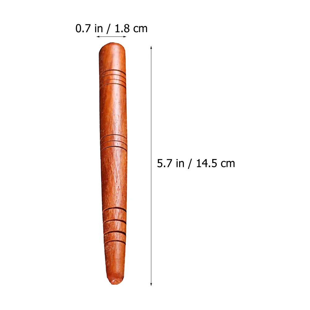 

4Pcs Acupressure Pen Premium Wood Massage Sticks Smooth Body Relaxation Acupuncture Point Massagers Portable Self-Massage Tool