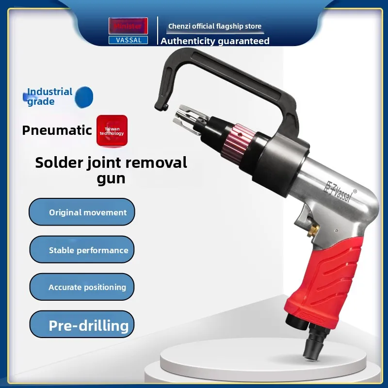 Pneumatic Spot Welding Drill for Car Body Sheet Metal, Spot Welding Drill for Removing Welds, Positioning Drill for Drilling and Cutting, Repair Welding Drill