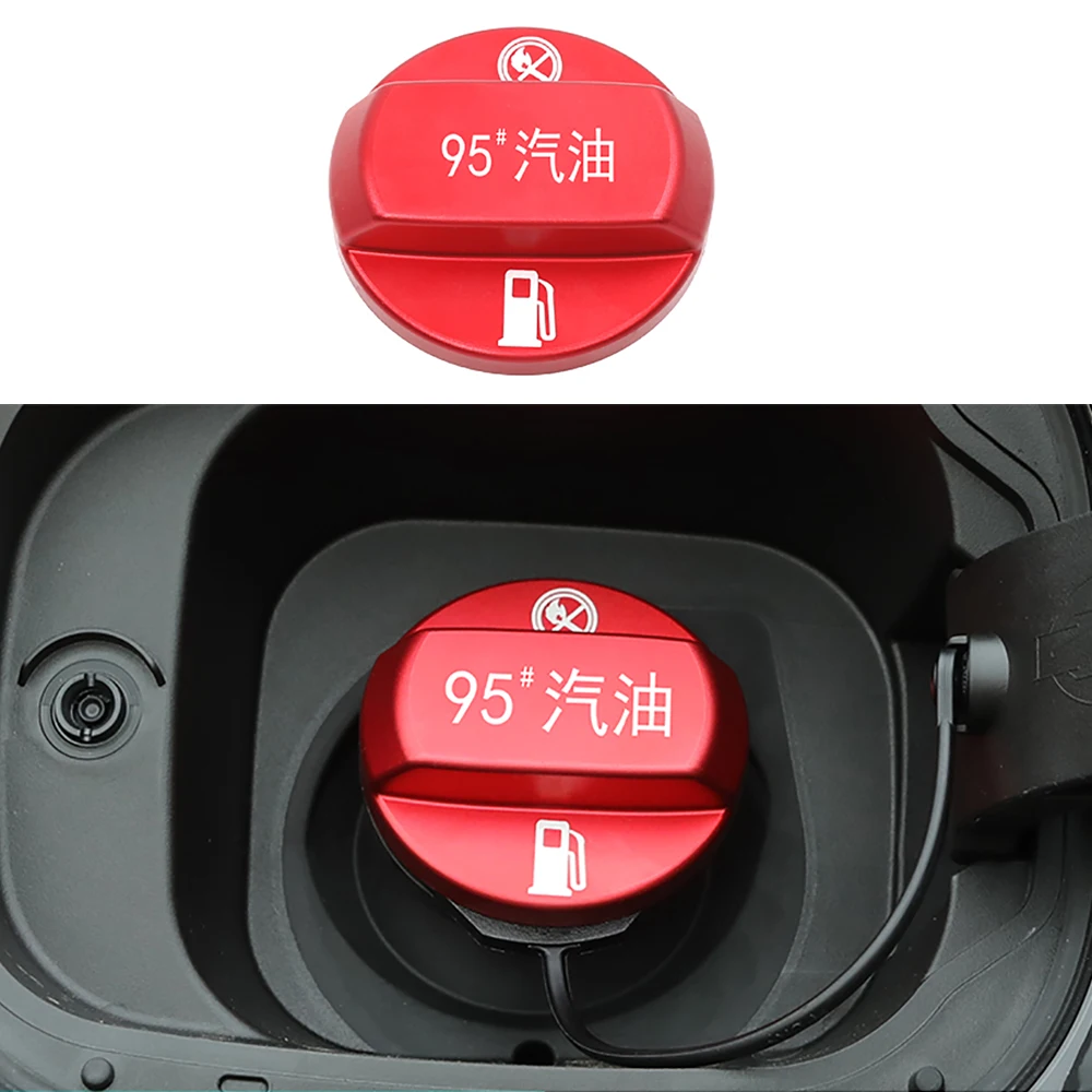 Car Aluminum Alloy Fuel Tank Cap Warning Sticker For Tank 700 Hi4-t 2024 Fuel Tank Filling Port Warning Sign Modified Accessorie