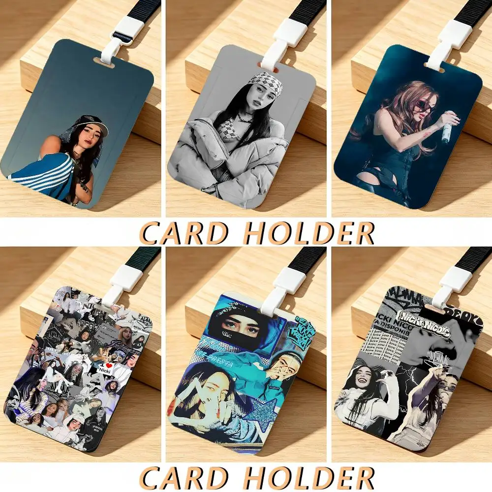 Singer H-Nicki- NicoleS Trendy Luxury ID Card Holder Lanyard Gift Men And Women For Gift Daily Life