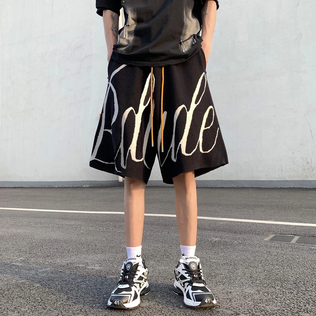 

Шорты мужские с принтом, повседневные свободные штаны, пять четвертей, спортивная одежда, большой размер, весна-лето