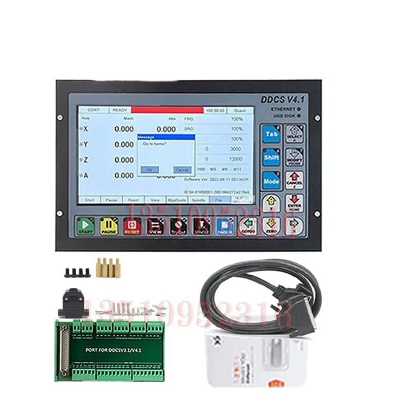 

The Latest Ddcsv4.1 3-axis 4-axis Motion Control System Engraving Machine Controller Usb Interface Cnc Controller Metal Shell