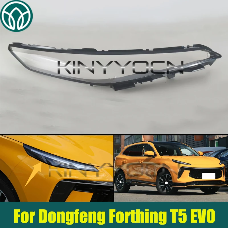 

Headlight Daytime Running Lights Cover For Dongfeng Forthing T5 EVO 2021 2022 2023 2024 Headlight Fog Lamp Signal Lamp Cover