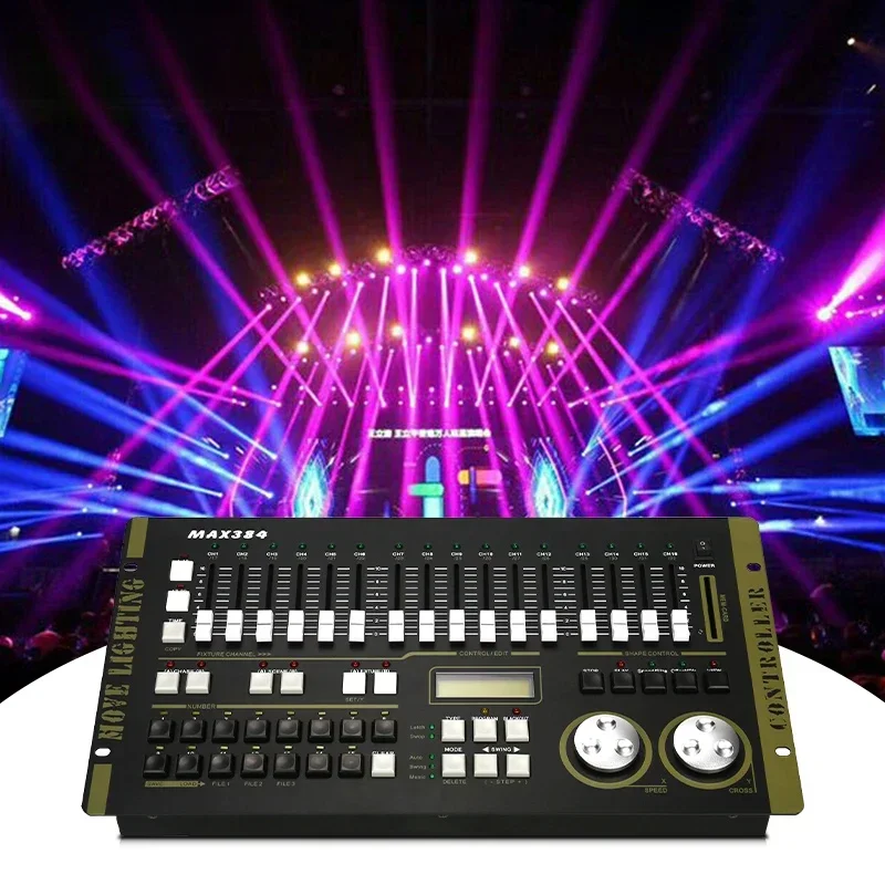 Mini DJ Equipment Disco 384 Light Controller Console Dmx 512 Controller For Wedding Party Bar Night Club