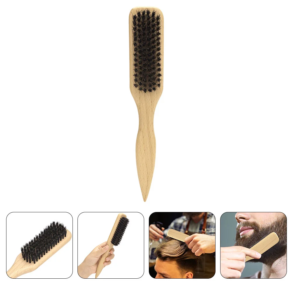 Beard Brush Comb for Men Mens Hair Pencil Brace Eyebrows and Detangler Double Side Hot Combs Water Proof Man