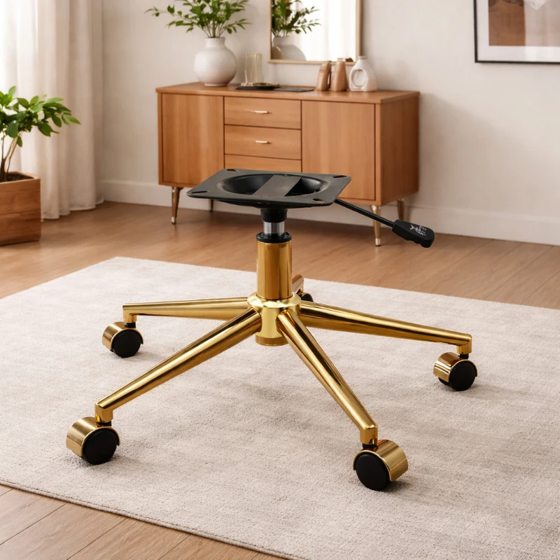Golden Five-star Tripod Thickened Air Pressure Rod Lifting Rod Computer Chair Foot Chassis Office Swivel Chair Accessories