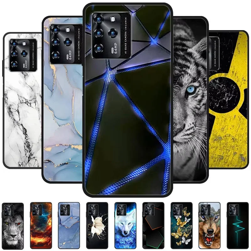 For ZTE Blade V30 Vita Case 8030 Silicone Shockproof Soft TPU Phone Cover For ZTE Blade V30 V30vita Funda V 30 9030 Capa Cartoon
