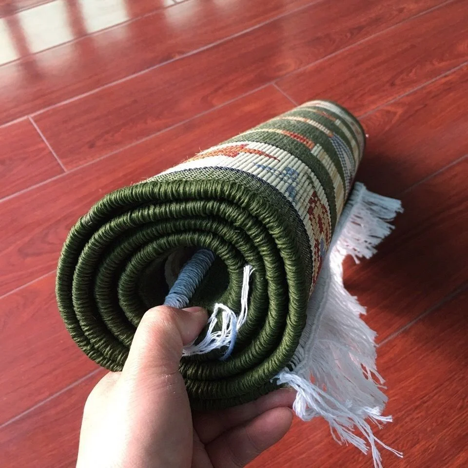 Thiened hine-Woven Carpet Home Use Prayer Mat for Living Room And Bedroom Special Thiened 7kg Anti-Slip Roll Heavy Du