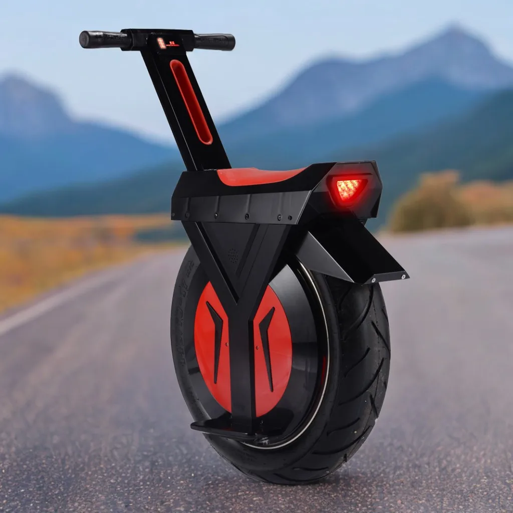 Adult Electric Unicycle One Wheel 60V 500W 4AH 8AH 12AH Speed 25KMH 16MPH Self Balancing 17 Inch E Balance Bike with Handlebar