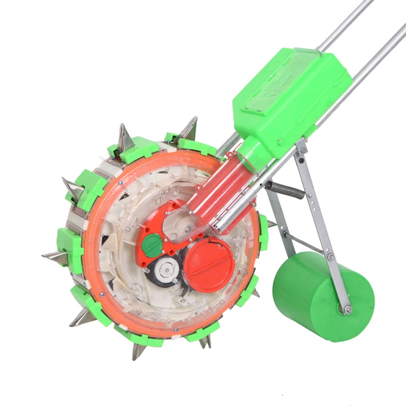 DIY ręczny ręczny rolowany na koła do siewnika do soi z orzeszków ziemnych, wielofunkcyjny, precyzyjny siewnik do rozsiewu nawozu