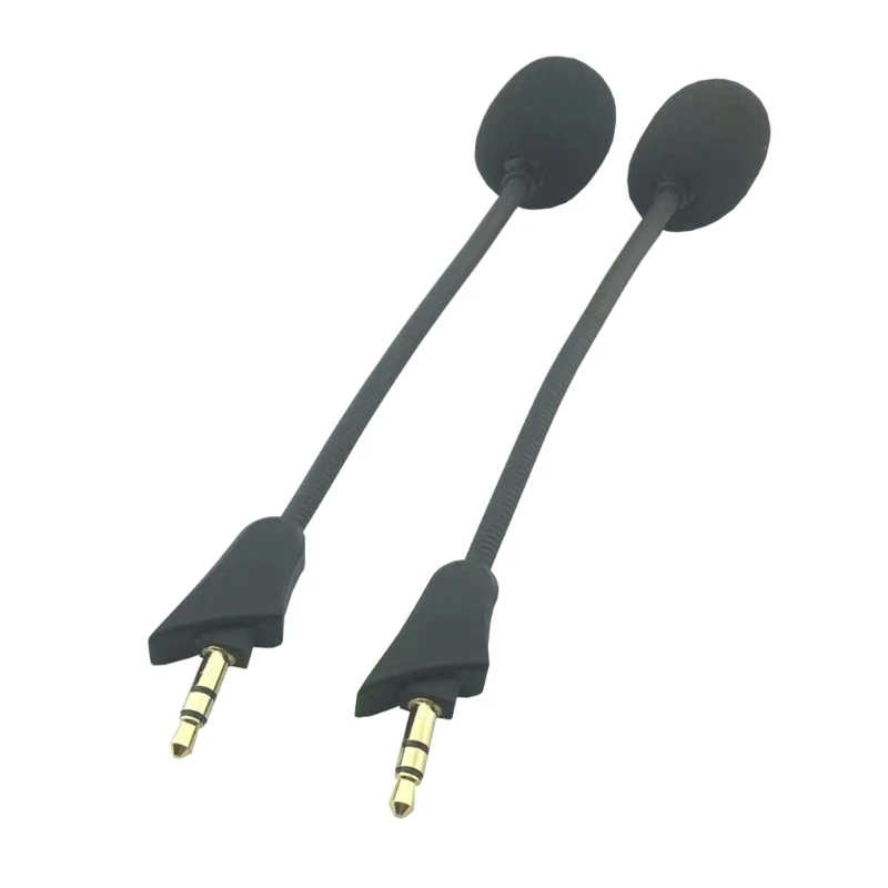 Headset Microphone Replacement 3.5mm Noise Reduction Microphone For ATH-GDL3 ATH-GL3 Gaming Headset Bendable Microphone