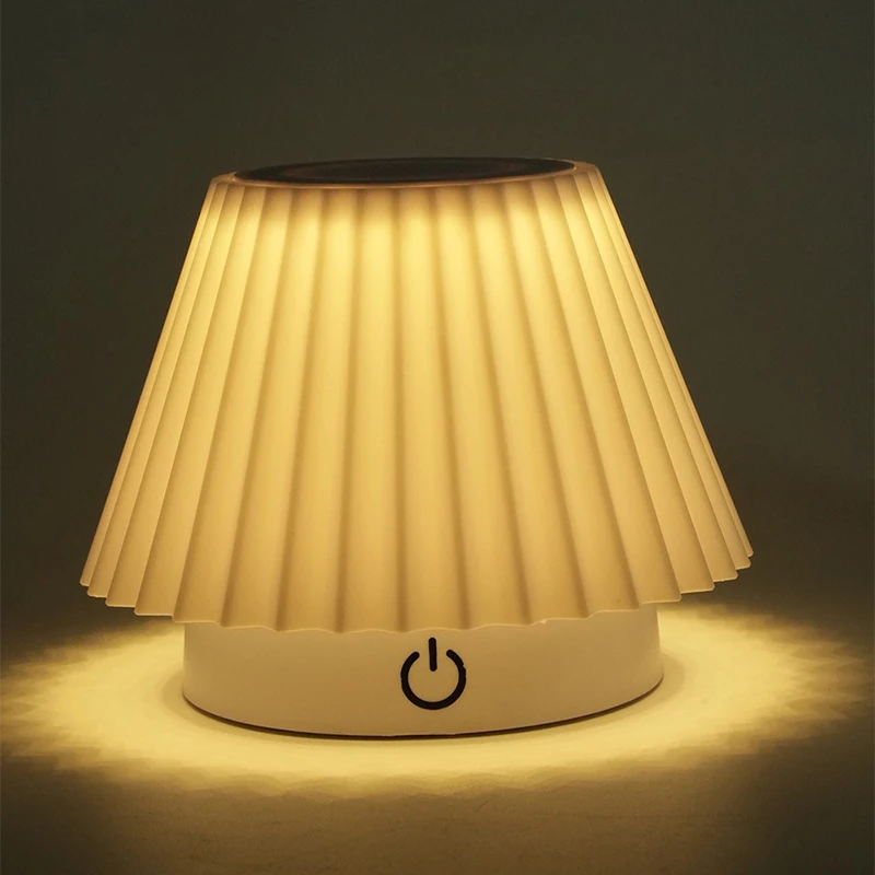 Bedside Wooden Table Light Nightstand Warm Light Reading Light Bedroom Night Lights Electric Power Home Decor Desk Light