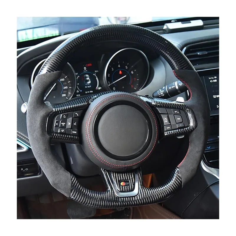 Customized For Jaguar E-PACE EV400 XEL Real Carbon Fiber Sports Steering Wheel