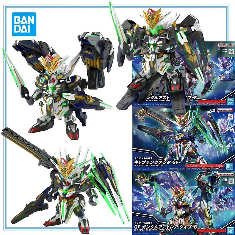 

BANDAI Original in Stock SDW HEROES GF GUNDAM ASTRAEA TYPE-F-B CAPTAIN QAN[T] Assemble Model Kit Anime Cartoon Gifts Toys Model