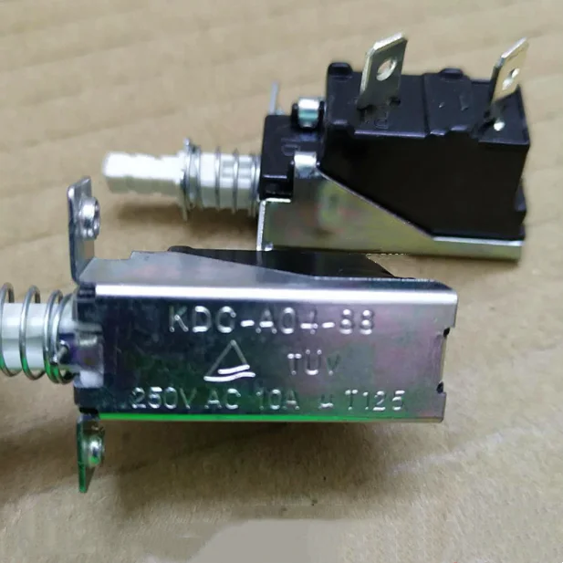 2PCS Heater gear switch 10A 250V AC SPST 2 Pins Push Button Power Switch KDC-A04-88 KDC-A04-1 Since the lock