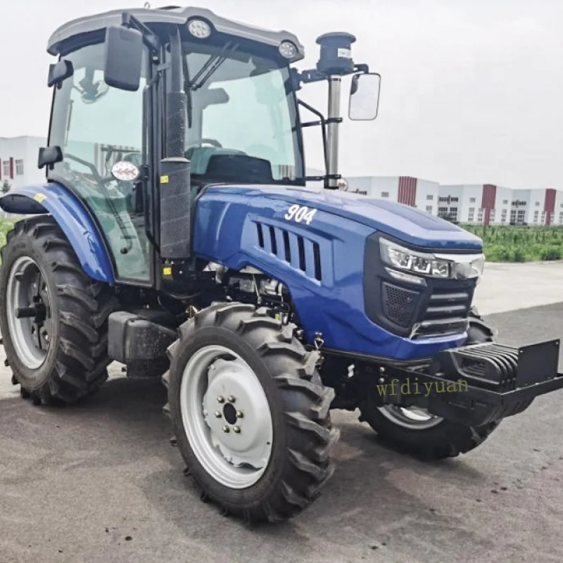 Tractor de maquinaria agrícola, producto fabricado en China, 100 HP, precio de fábrica con transmisión de engranajes