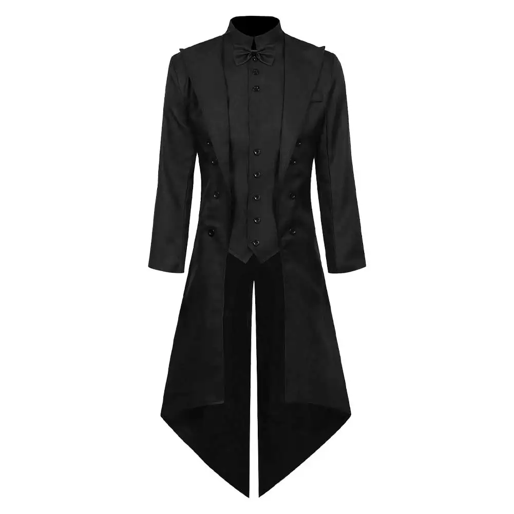 Erwachsene Frauen Männer Frack Halloween mittelalter liche Cosplay Kostüm Outfits Halloween Karneval Kleidung Anzug