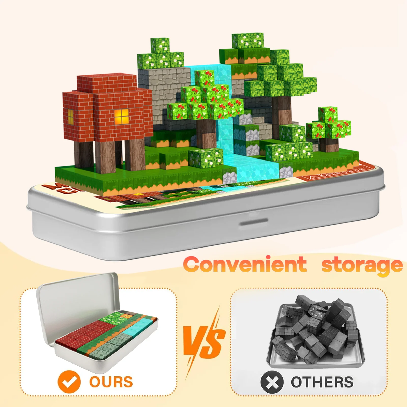 21/35 szt. magnetyczne klocki konstrukcyjne, zestaw podróżny kreatywny architekt, odpowiednie na prezenty urodzinowe i świąteczne dla dzieci