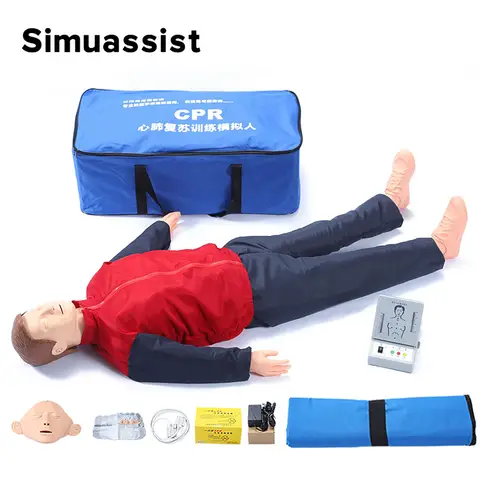 Full Body Adult CPR Manikin First aid Training Mannequin, CPR Training Model/Dummy with Feedback