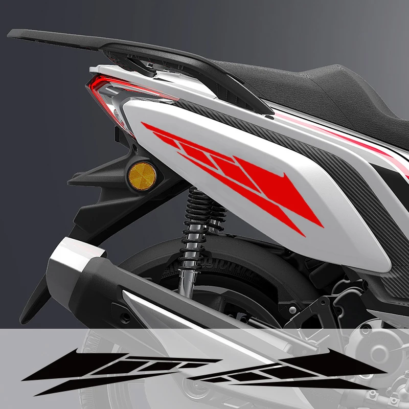 Decalques para caixa traseira de motocicleta, adesivos legais para moto, anti arranhões, à prova d'água, para yamaha vespa suzuki honda ktm bmw